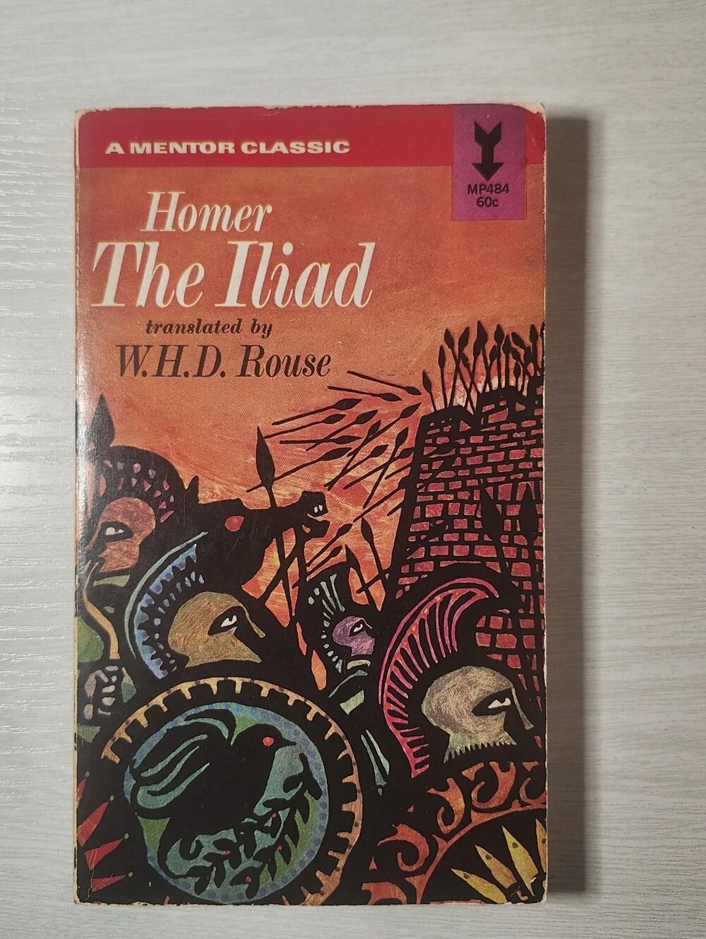 Homer The Odyssey (Penguin Deluxe Edition) & The Iliad (Mentor) Books